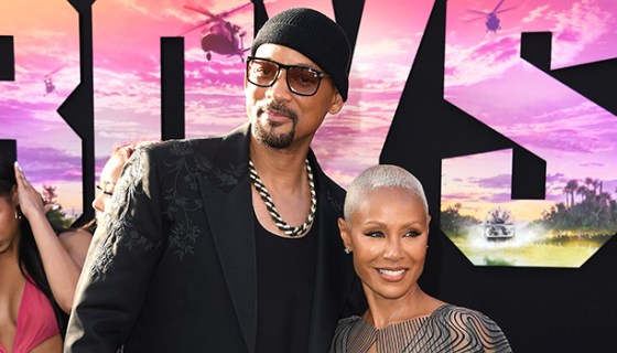 Will Smith and Jada Pinkett-Smith at the Bad Boys red carpet premiere