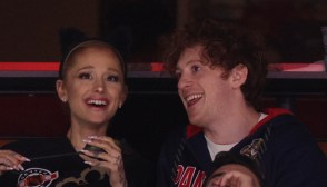 Ariana Grande and Ethan Slater