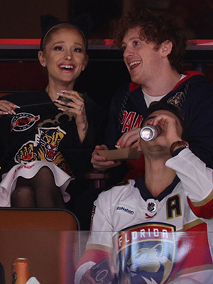 Ariana Grande and Ethan Slater