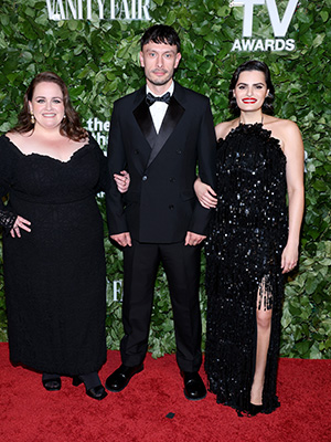 Jessica Gunning, Richard Gadd and Nava Mau at the Gotham TV Awards