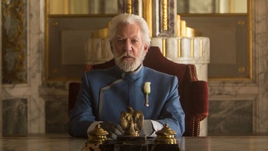 Donald Sutherland in The Hunger Games