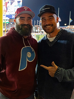Jason and Travis Kelce