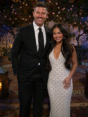Jesse Palmer and Jenn Tran