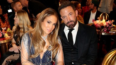 Jennifer Lopez and Ben Affleck at the Grammys