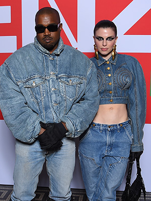 Kanye West and Julia Fox