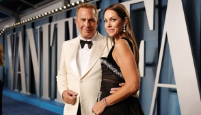 Kevin Costner and Christine Baumgartner