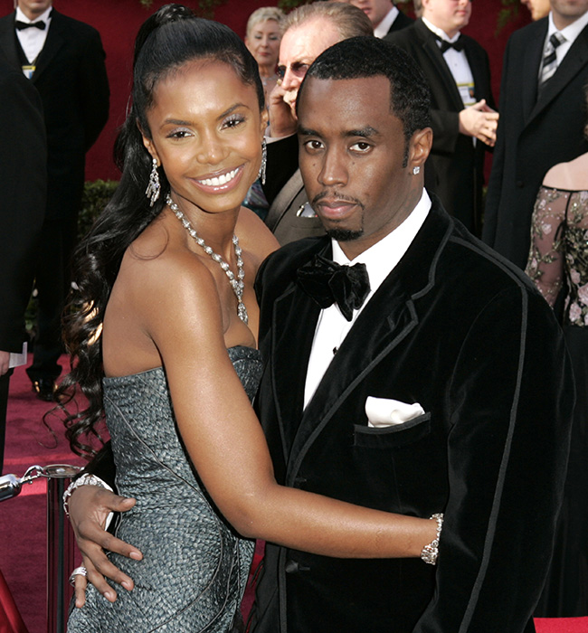 Kim Porter and Diddy 