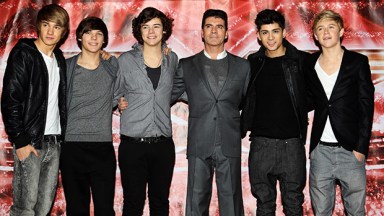 One Direction and Simon Cowell