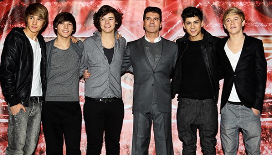 One Direction and Simon Cowell