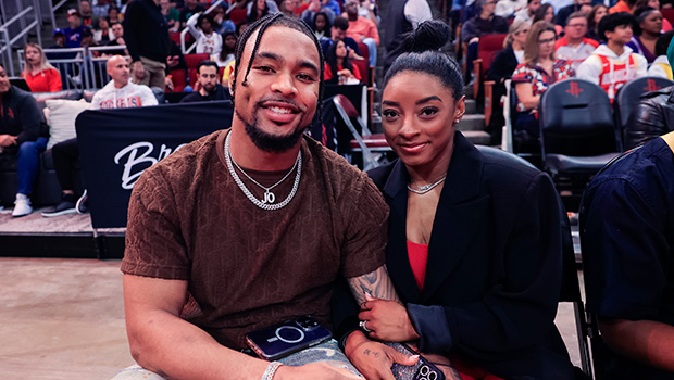 Jonathan Owens and Simone Biles