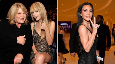 Andrea Swift, Taylor Swift; Kim Kardashian
