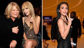 Andrea Swift, Taylor Swift; Kim Kardashian