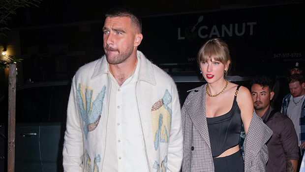 Travis Kelce Dodges Question About Making Taylor Swift an ‘Honest Woman’: ‘You’re Really Pushing It