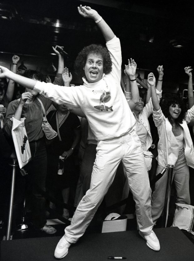 Richard Simmons during Release of New Exercise Video "Everyday With Richard Simmons" at Bloomingdale's in New York City, New York, United States. (Photo by Ron Galella/Ron Galella Collection via Getty Images)