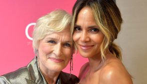 BEVERLY HILLS, CA - FEBRUARY 19:  Glenn Close (L) and Halle Berry attend The 21st CDGA (Costume Designers Guild Awards) at The Beverly Hilton Hotel on February 19, 2019 in Beverly Hills, California.  (Photo by Amy Sussman/Getty Images for CDGA)