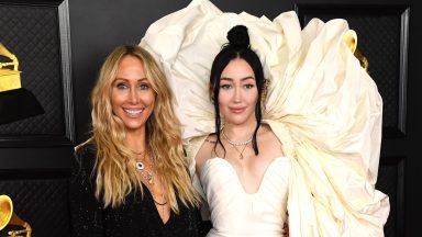 Tish Cyrus and Noah Cyrus attend the 63rd Annual GRAMMY Awards