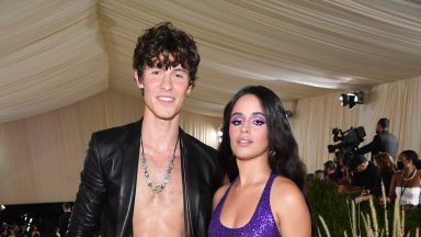 Shawn Mendes and Camila Cabello attend The 2021 Met Gala