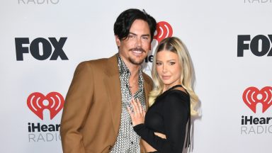 LOS ANGELES, CALIFORNIA - MARCH 22: (FOR EDITORIAL USE ONLY) (L-R) Tom Sandoval and Ariana Madix attend the 2022 iHeartRadio Music Awards at The Shrine Auditorium in Los Angeles, California on March 22, 2022. Broadcasted live on FOX. (Photo by JC Olivera/Getty Images for iHeartRadio)