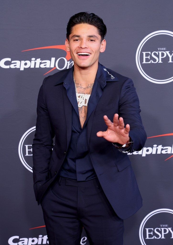  Ryan Garcia attends the 2022 ESPYs at the Dolby Theatre