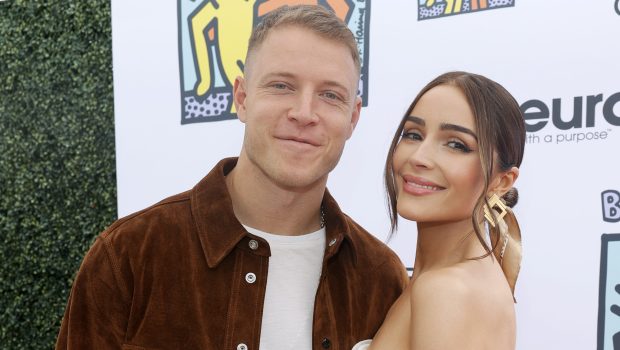 LOS ANGELES, CALIFORNIA - MAY 13: (L-R) Christian McCaffrey and Olivia Culpo attend the 6th Annual Best Buddies' Celebration of Mothers on May 13, 2023 in Los Angeles, California. (Photo by Stefanie Keenan/Getty Images for Best Buddies International  )