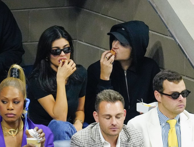 Kylie & Timothee Enjoying Snacks at the U.S. Open