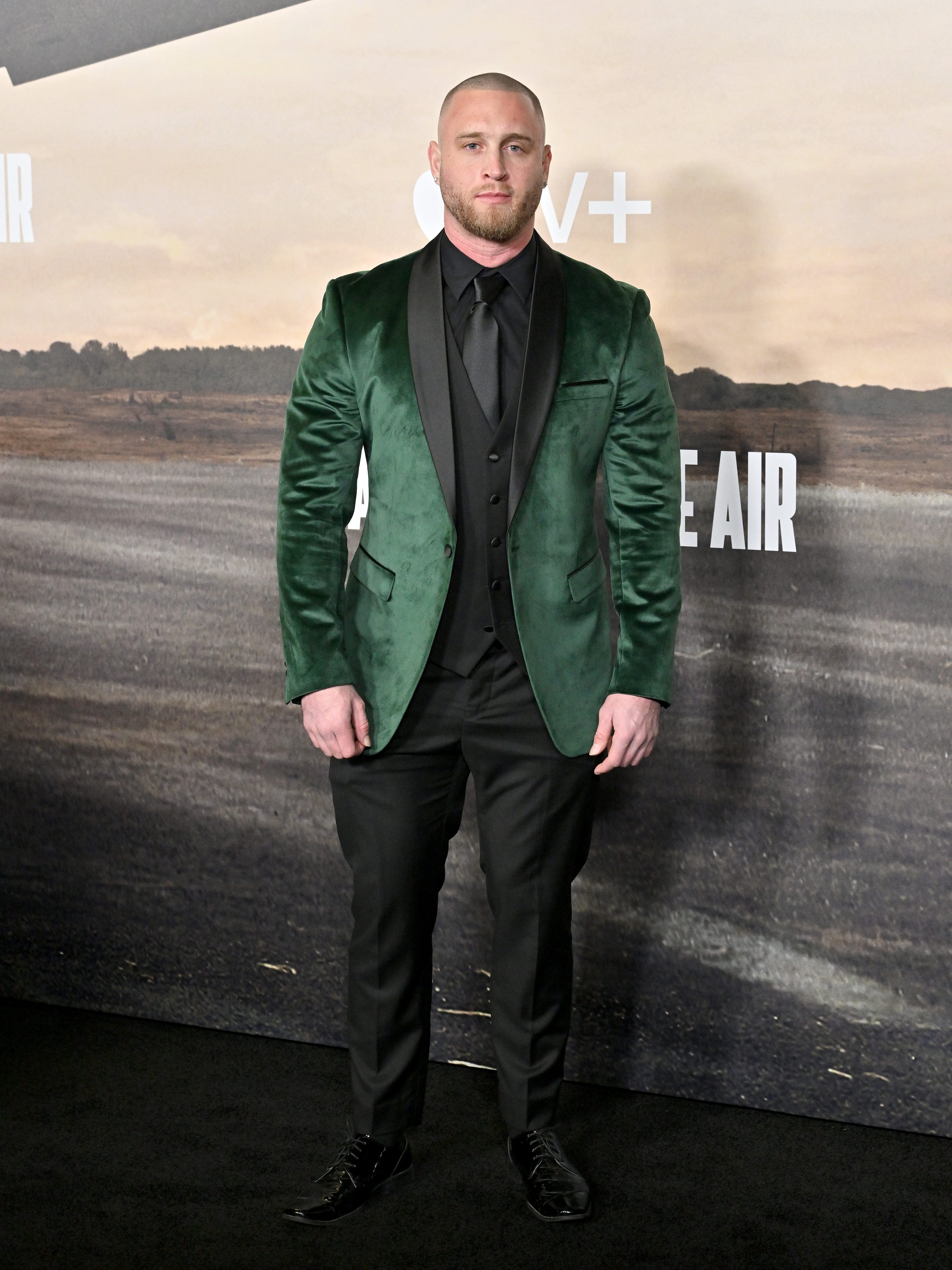 LOS ANGELES, CALIFORNIA - JANUARY 10: Chet Hanks attends the World Premiere of Apple TV+'s "Masters of the Air" at Regency Village Theatre on January 10, 2024 in Los Angeles, California. (Photo by Axelle/Bauer-Griffin/FilmMagic)