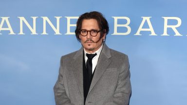 Johnny Depp attends the "Jeanne du Barry" UK Premiere at The Curzon Mayfair