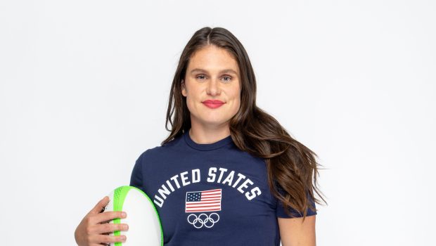 Ilona Maher poses for a portrait during the 2024 Team USA Media Summit