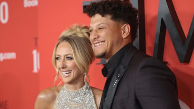 NEW YORK, NEW YORK - APRIL 25: (L-R) Brittany Mahomes and Patrick Mahomes attend the 2024 TIME100 Gala at Jazz at Lincoln Center on April 25, 2024 in New York City. (Photo by Dimitrios Kambouris/Getty Images for TIME)