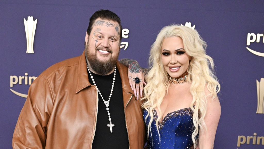 Jelly Roll and Bunnie XO at the 59th Academy of Country Music Awards from Ford Center at The Star on May 16, 2024 in Frisco, Texas. (Photo by Gilbert Flores/Penske Media via Getty Images)