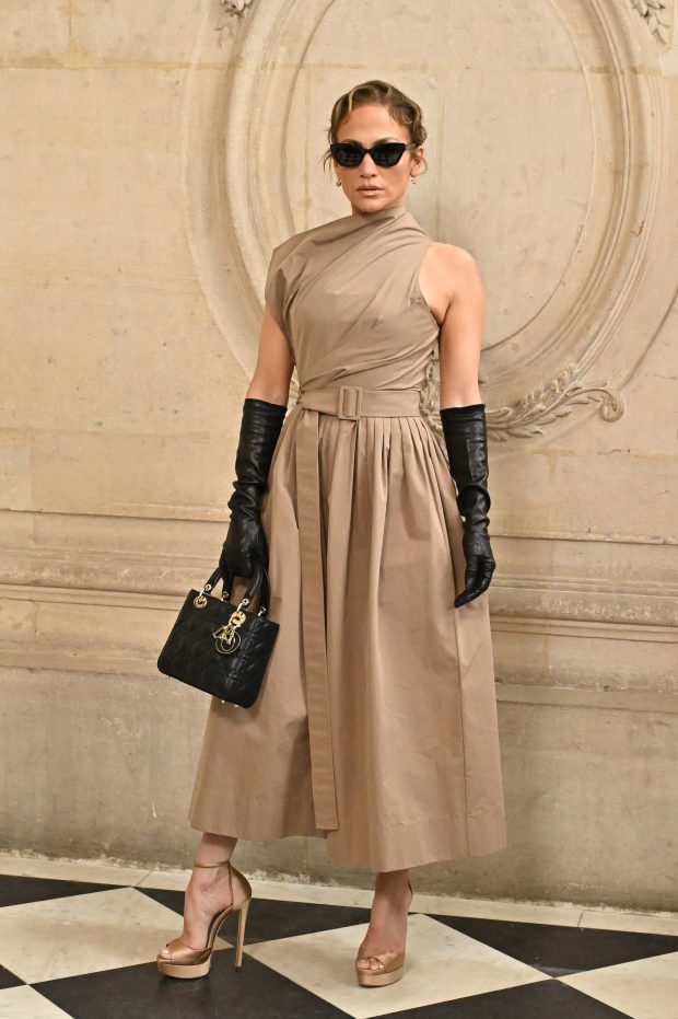  (EDITORIAL USE ONLY - For Non-Editorial use please seek approval from Fashion House) Jennifer Lopez attends the Christian Dior Haute Couture Fall/Winter 2024-2025 show as part of Paris Fashion Week on June 24, 2024 in Paris, France. (Photo by Stephane Cardinale - Corbis/Corbis via Getty Images)