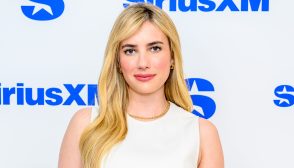 NEW YORK, NEW YORK - JUNE 26: Emma Roberts visit SiriusXM Studios on June 26, 2024 in New York City. (Photo by Roy Rochlin/Getty Images)