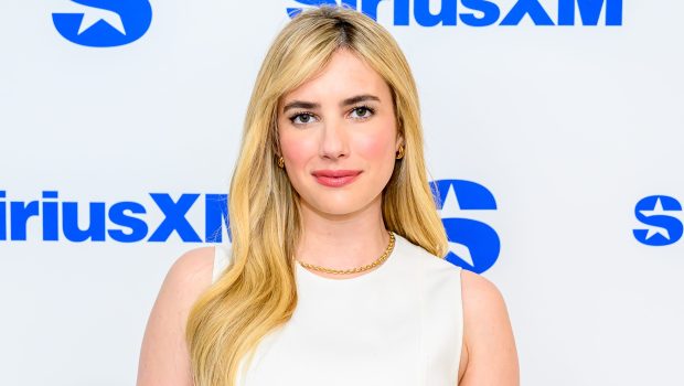 NEW YORK, NEW YORK - JUNE 26: Emma Roberts visit SiriusXM Studios on June 26, 2024 in New York City. (Photo by Roy Rochlin/Getty Images)