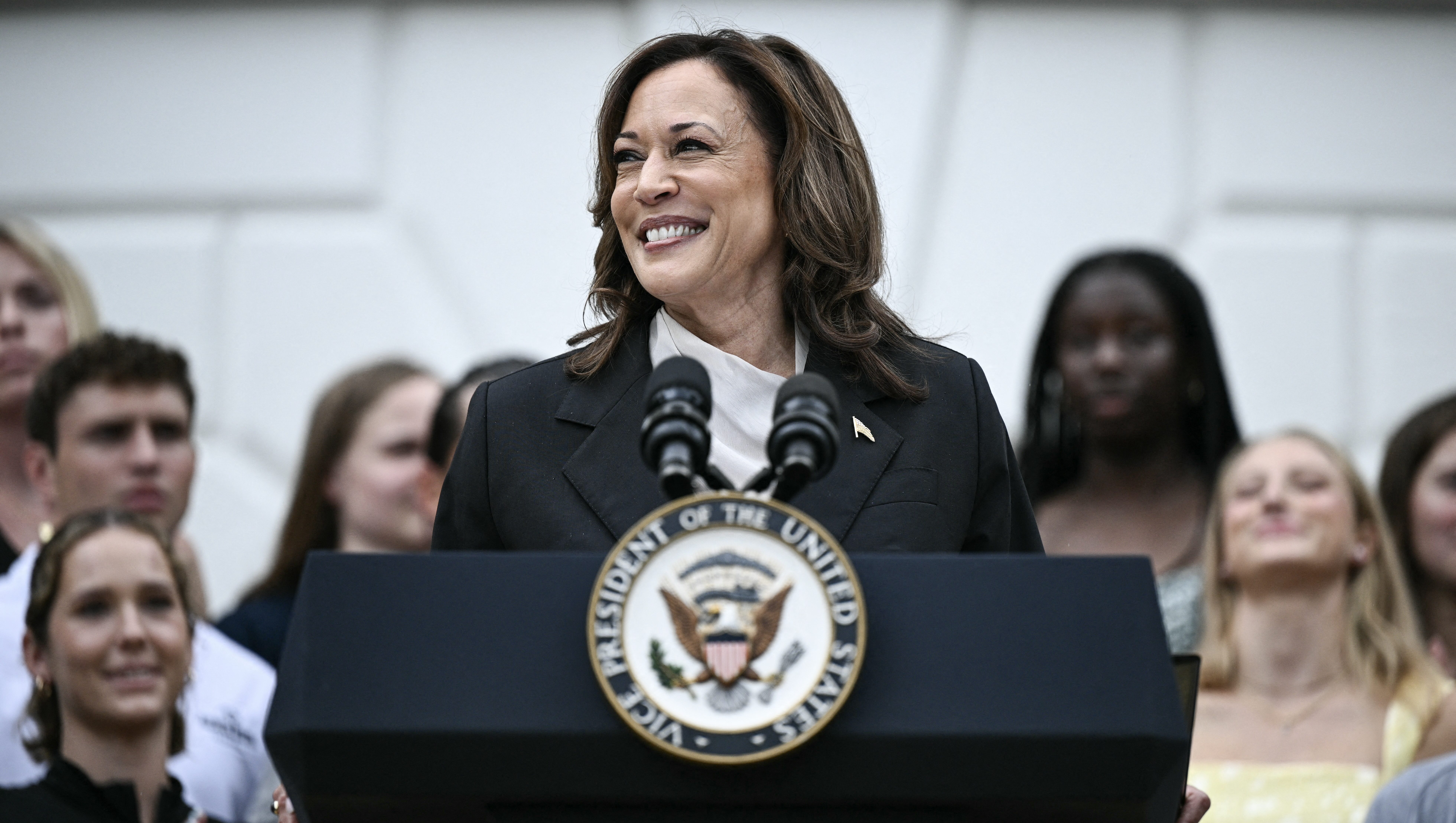 Vice President Kamala Harris Attends First Campaign Rally – Hollywood Life