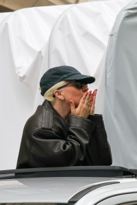  Lady Gaga is seen waving to fans on July 22, 2024 in Paris, France. (Photo by MEGA/GC Images)