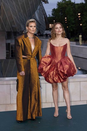   Ashlyn Harris and Sophia Bush attend The Prelude To The Olympics on July 25, 2024 in Paris, France. (Photo by Stephane Cardinale - Corbis/Corbis via Getty Images)