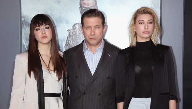   Alaia Baldwin, actor Stephen Baldwin and Hailey Baldwin attend the "Noah" New York Premiere at Ziegfeld Theatre on March 26, 2014 in New York City.  (Photo by Jim Spellman/WireImage)