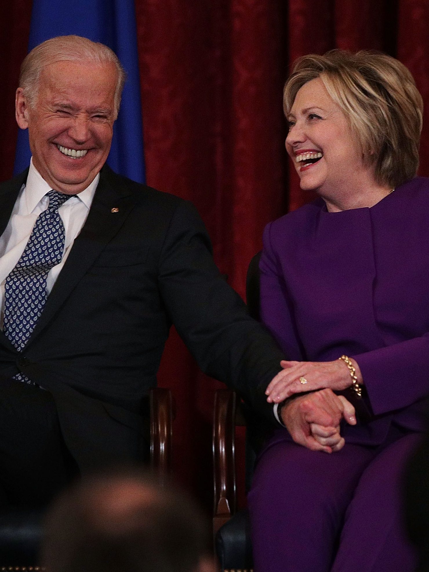 Hillary Clinton and Joe Biden