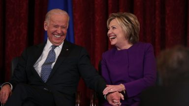 Joe Biden and Hillary Clinton