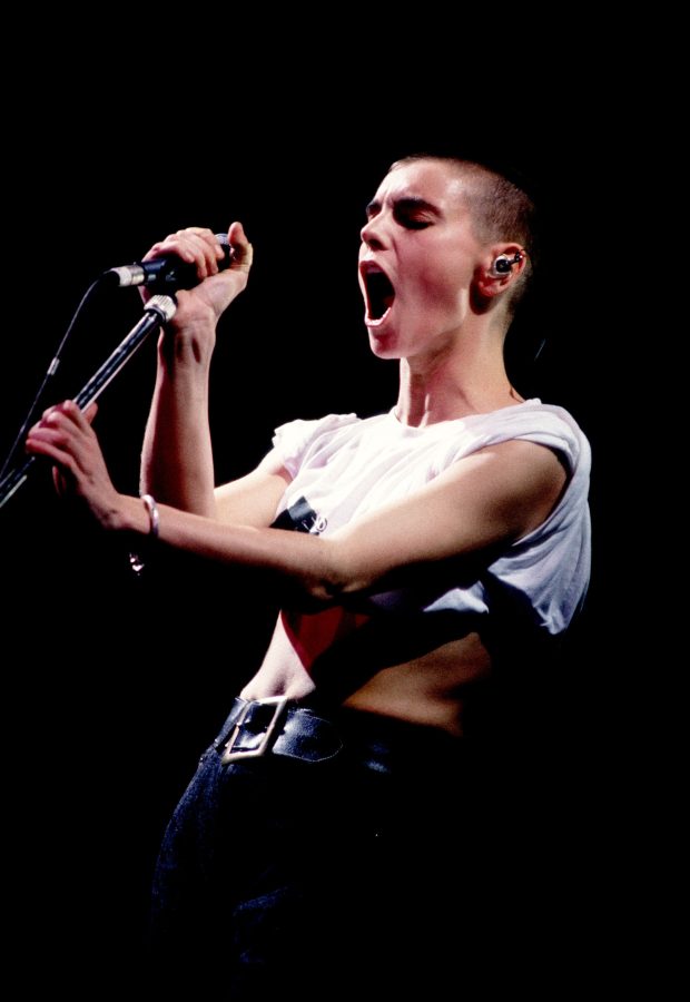 Sinead O'Conner on 5/19/90 in Chicago, Il.   (Photo by Paul Natkin/WireImage)