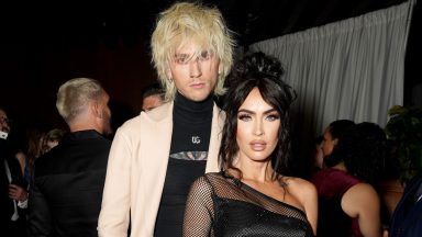 WEST HOLLYWOOD, CALIFORNIA - NOVEMBER 17: Machine Gun Kelly and Megan Fox attend the GQ Men of the Year Party 2022 at The West Hollywood EDITION on November 17, 2022 in West Hollywood, California. (Photo by Presley Ann/Getty Images for GQ)