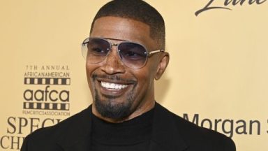 Jamie Foxx at the AAFCA Special Achievement Awards Luncheon held at the Los Angeles Athletic Club on March 3, 2024 in Los Angeles, California. (Photo by Gilbert Flores/Variety via Getty Images)