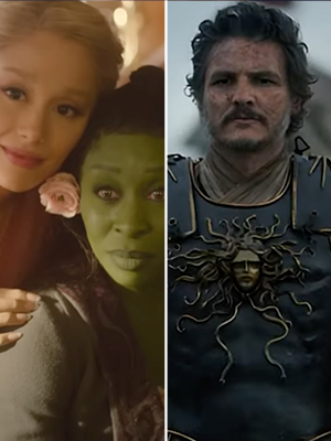 Ariana Grande, Cynthia Erivo in Wicked; Pedro Pascal in Gladiator II