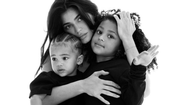 Kylie Jenner with her kids Stormi Webster and Aire Webster Instagram