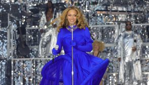 Beyoncé performs onstage during the “RENAISSANCE WORLD TOUR” at the Tottenham Hotspur Stadium