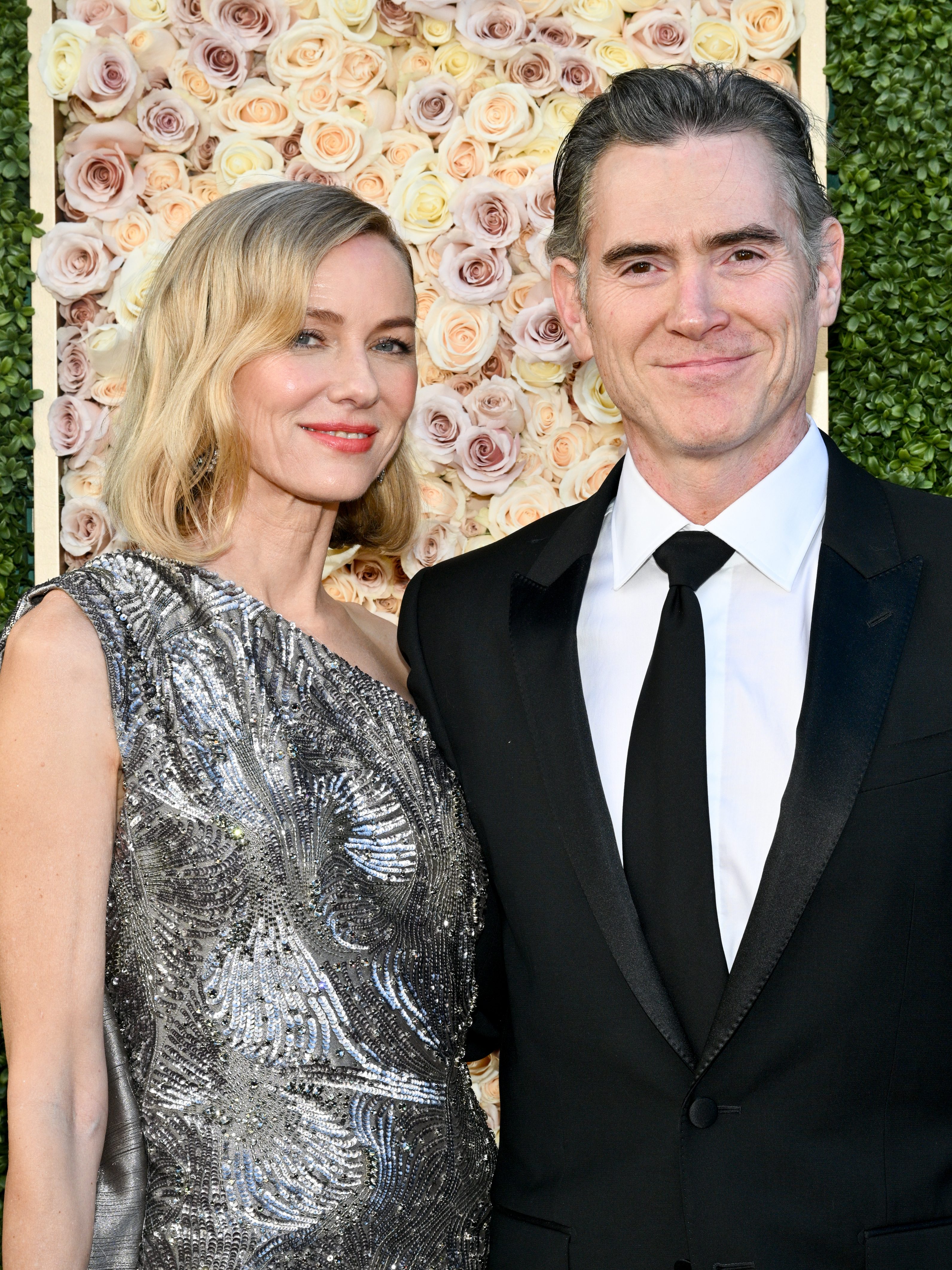 Naomi Watts and Billy Crudup at the 81st Golden Globe Awards