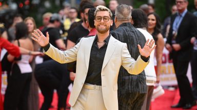 NEW YORK, NY - JULY 22: Lance Bass arrives at the premiere of Deadpool & Wolverine on July 22, 2024 in New York City.  (Photo by NDZ/Star Max/GC Images)