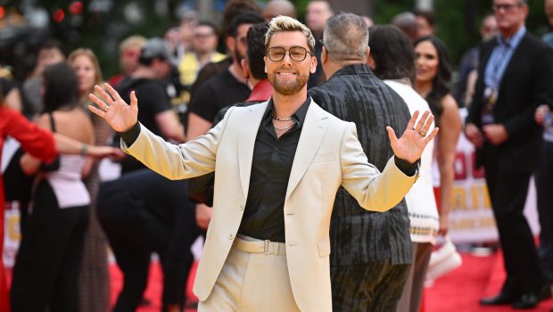 NEW YORK, NY - JULY 22: Lance Bass arrives at the premiere of Deadpool & Wolverine on July 22, 2024 in New York City.  (Photo by NDZ/Star Max/GC Images)