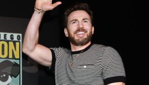 SAN DIEGO, CALIFORNIA - JULY 25: Chris Evans speaks onstage during "Marvel Studios: The Ultimate Deadpool & Wolverine Celebration Of Life" panel during 2024 Comic-Con International at San Diego Convention Center on July 25, 2024 in San Diego, California. (Photo by Matt Winkelmeyer/Getty Images)