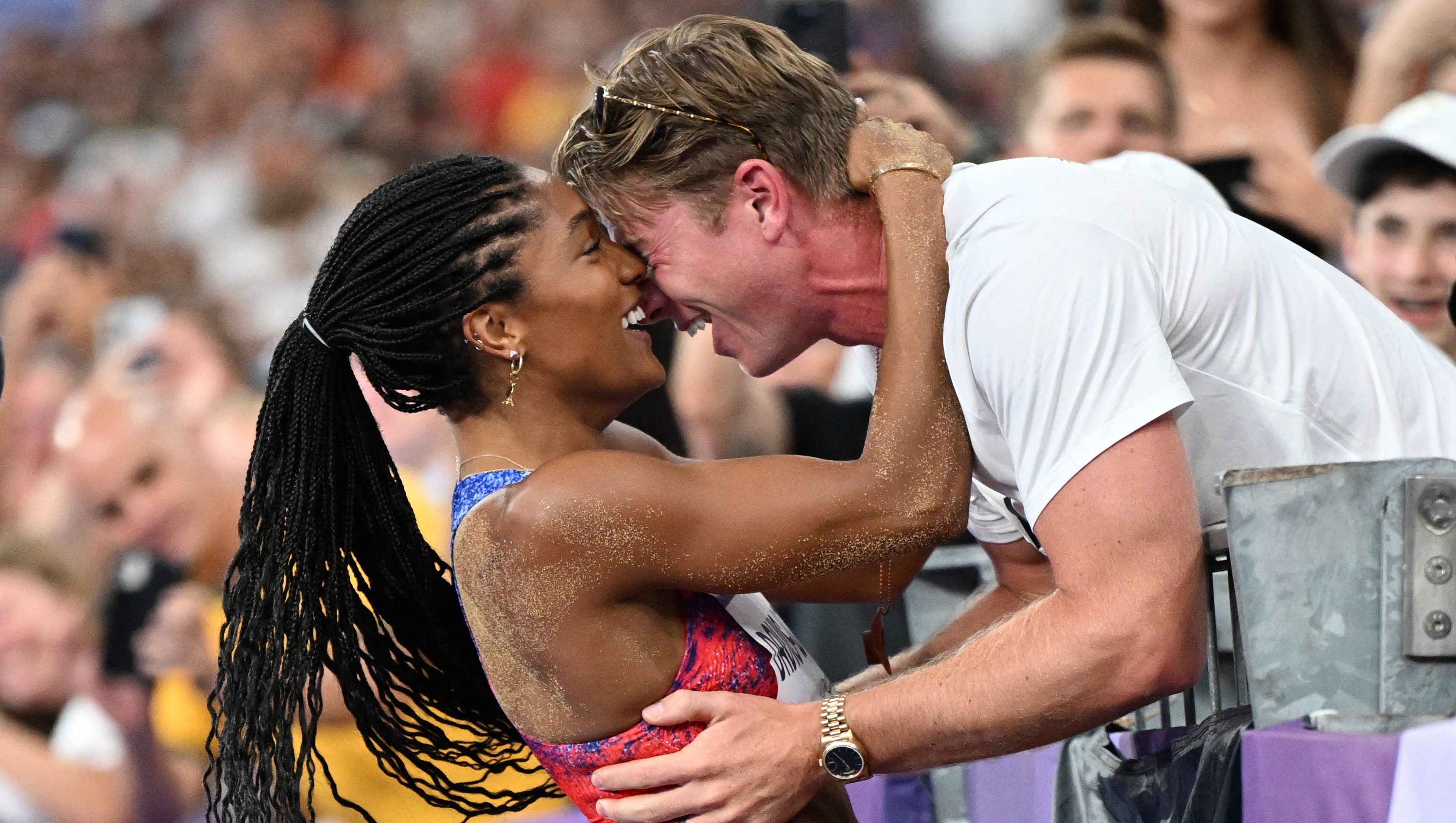 Team USA Tara Davis-Woodhall & Husband: Get To Know Their Love Story ...